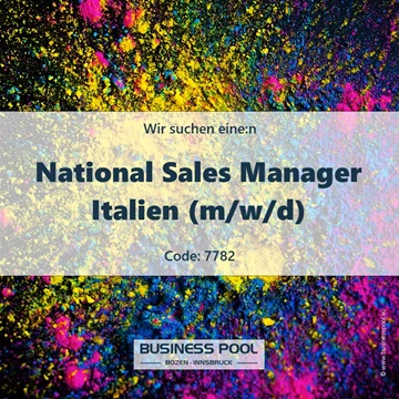 National Sales Manager Italien (m/w/d)